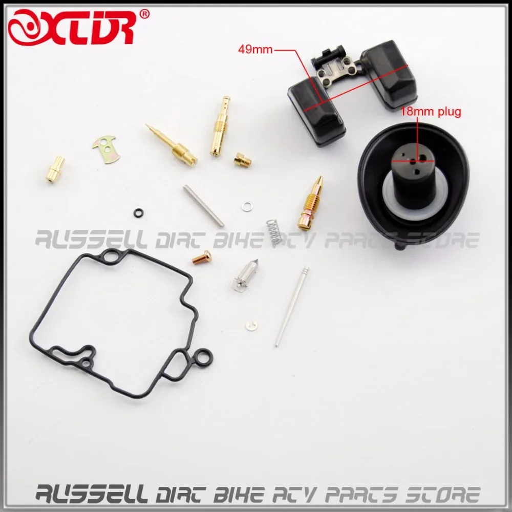

Moped GY6 50CC Carburetor Carb Repair Kits Rebuild 18mm plunger Carb For ATV GO-Kart Scooter Carburetor