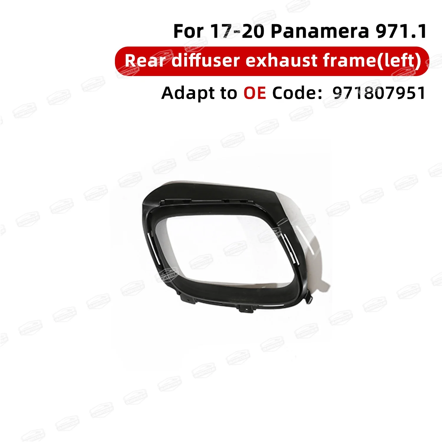 

For 2017-2020 Porsche Panamera 971.1 OE thick lip exhaust frame left OE971807951L right OE971807952R OE replacement parts