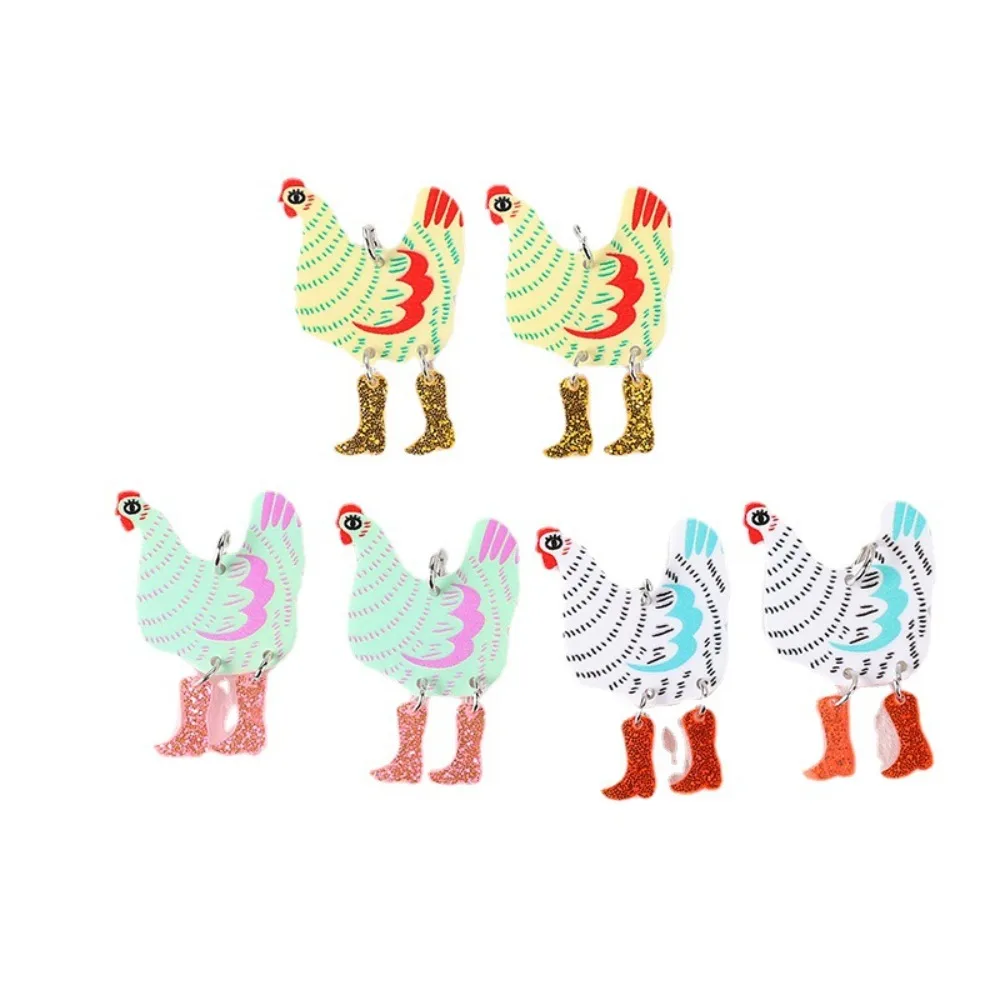 New Easter Chicken Hen Keychain Animal DIY Jewelry Gifts Key Chains Handbag Accessories Girls