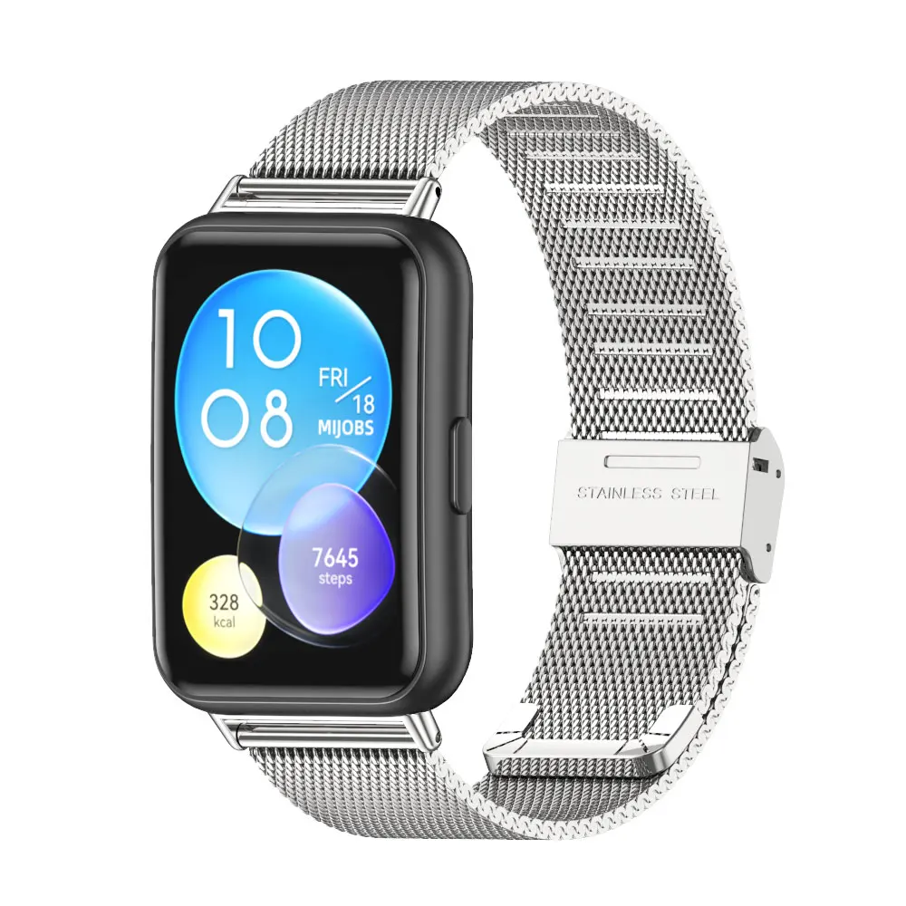 حزام لهواوي ساعة صالح 2 الفرقة سوار الذكية المعصم حزام الساعات استبدال المعادن Correa fit2 الفرقة Pulsera اكسسوارات