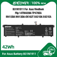 SKOWER B31N1911 batería para ASUS Vivobook Flip 14 TM420 A413 K413 M413 S413 X421 M3400QA Redolbook14 X1502Z V4050E/F C31N1911