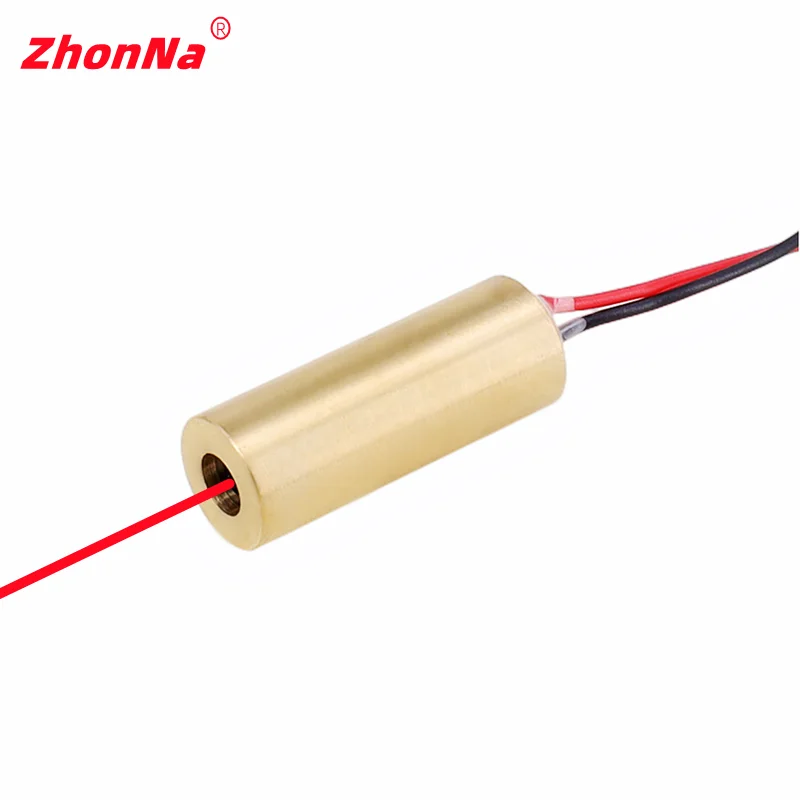 Module Laser 635nm 5mW, lumière rouge, localisateur optique à Point unique, lentille de verre de visée, accessoires d'installation, tension d'entrée 3-5 V