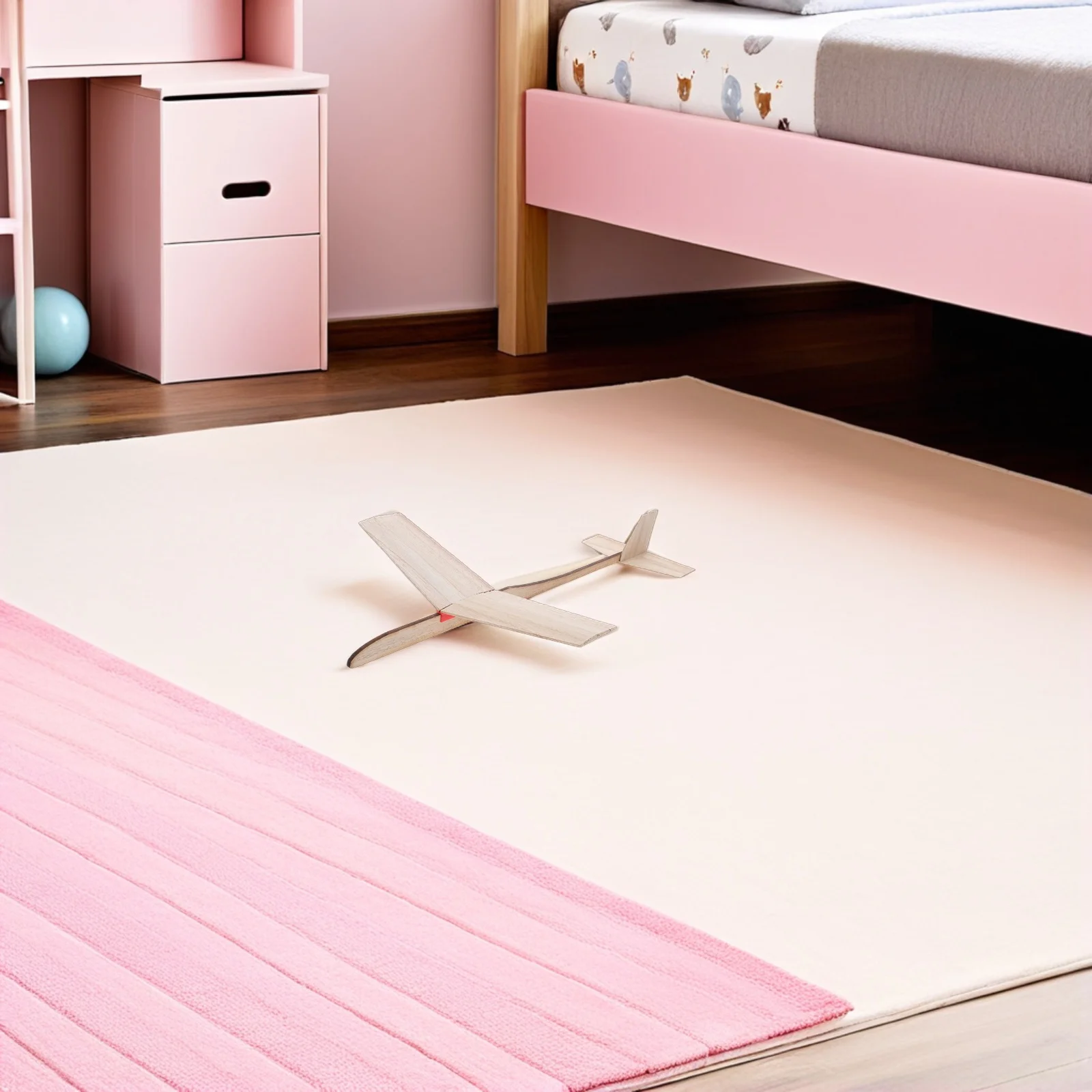 

4Pcs Wooden Airplane Kits Hand-Polished DIY Educational Airplane Kit for Classroom Back to School Birthday Party Favors