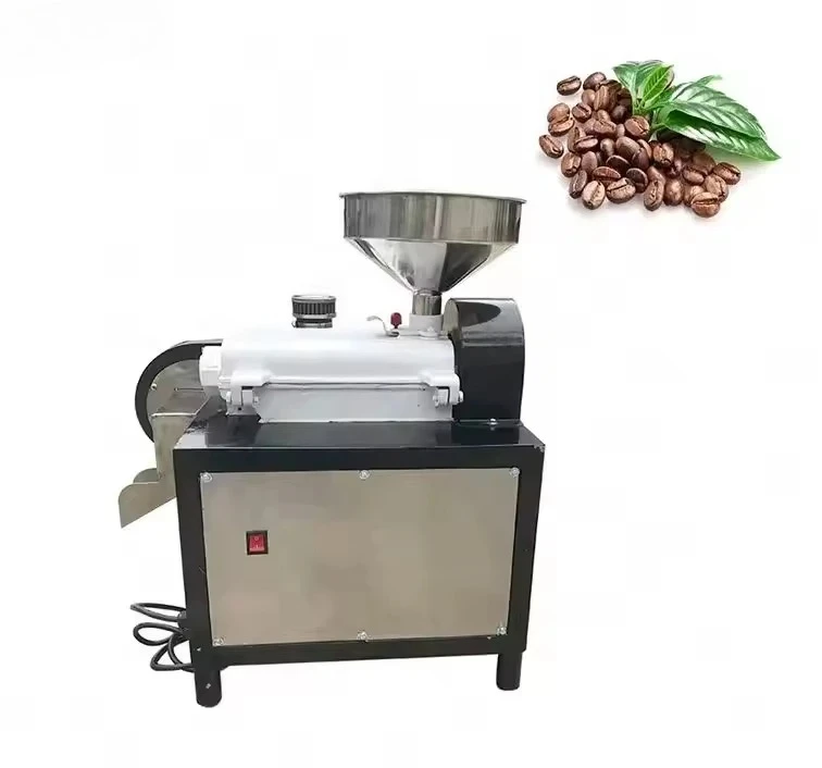 Automatic Mini Cocoa Shelling Machine Cacao Bean Shelling Machine Coffee Husk Removing Machine Coffee Bean Peeler 2025New