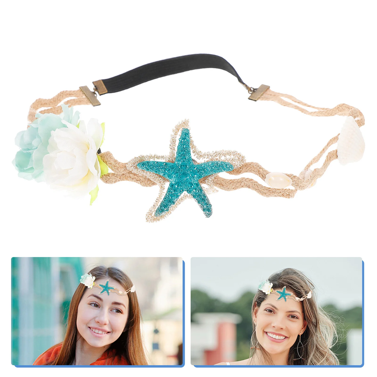

Head Band Shell Headpiece Beach Jewelry for Women Headband Hair Accessories Women's