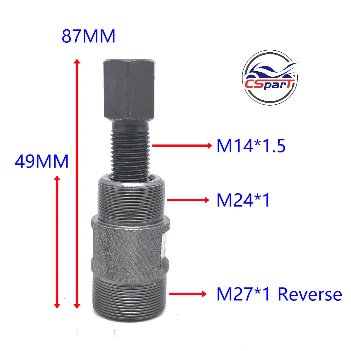 27MM 24MM M27x1 M24x1 Flywheel Rotor  Repair Puller Removal Tool for For GY6 CG125 50-150cc Scooter Moto ATV