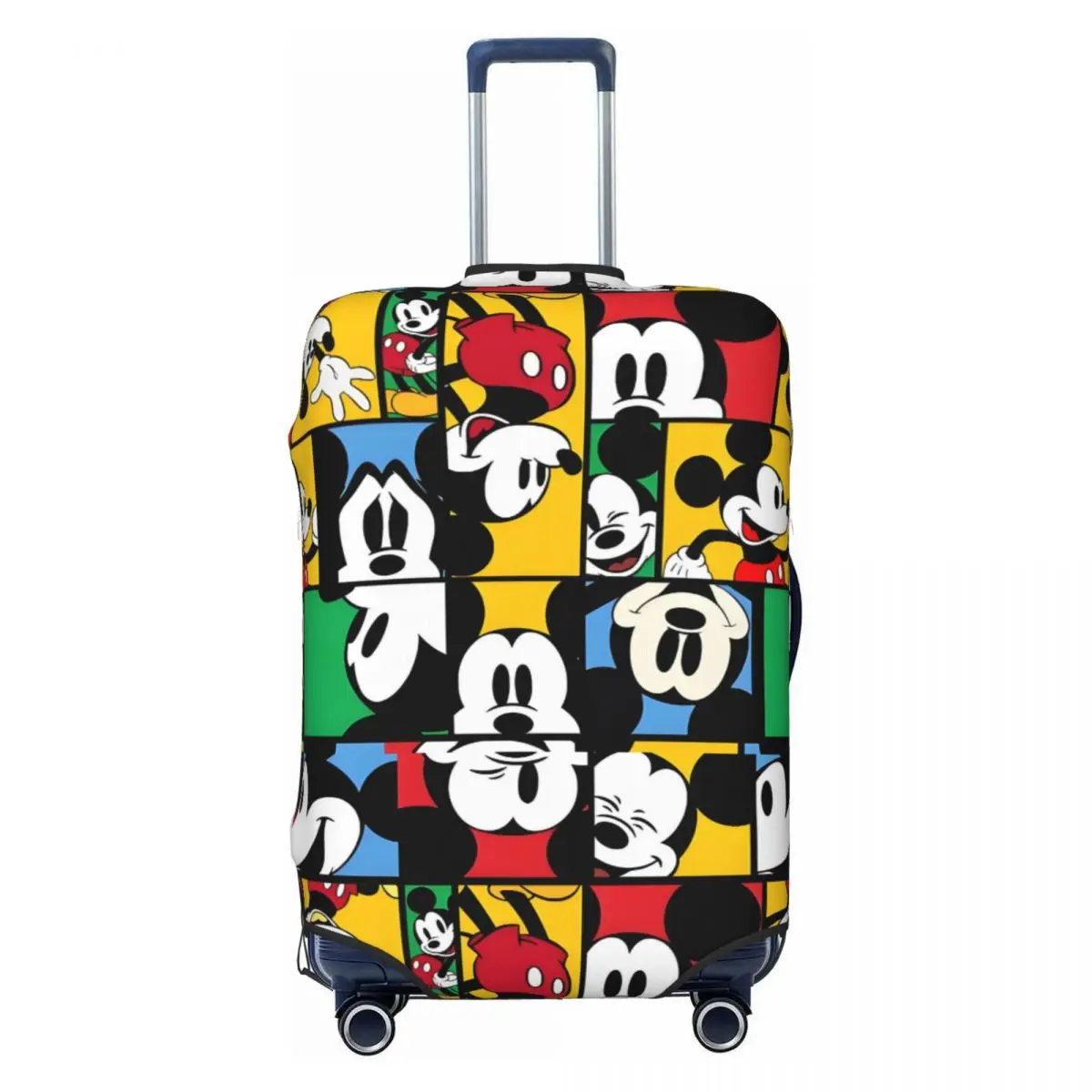 

Custom M-Mickey M-Mouse Collage Travel Luggage Cover Dust Proof Anime Cartoon Suitcase Cover Protector Fit 18-32 Inch