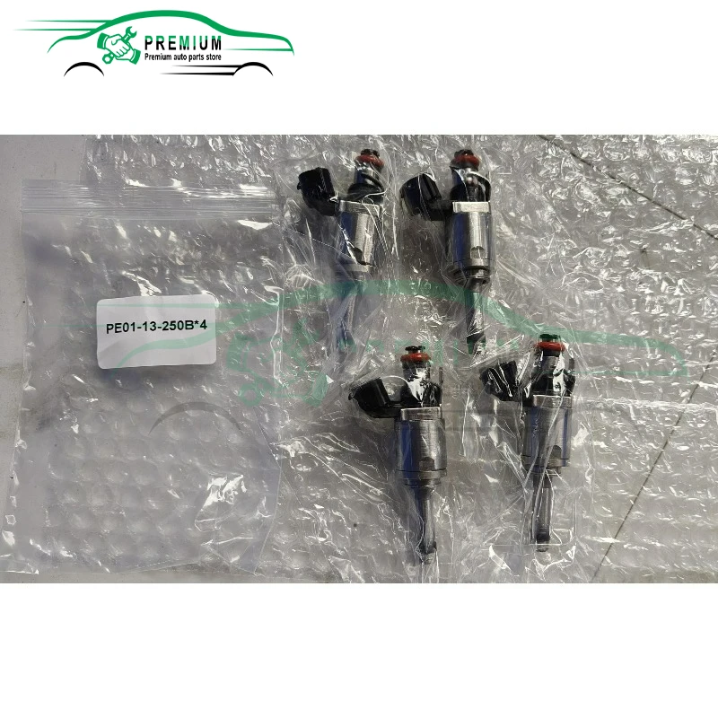 

Высокое качество PE01-13-250B 4 шт. топливные форсунки подходят для Mazda 3 CX-5 13-16 2.0L
