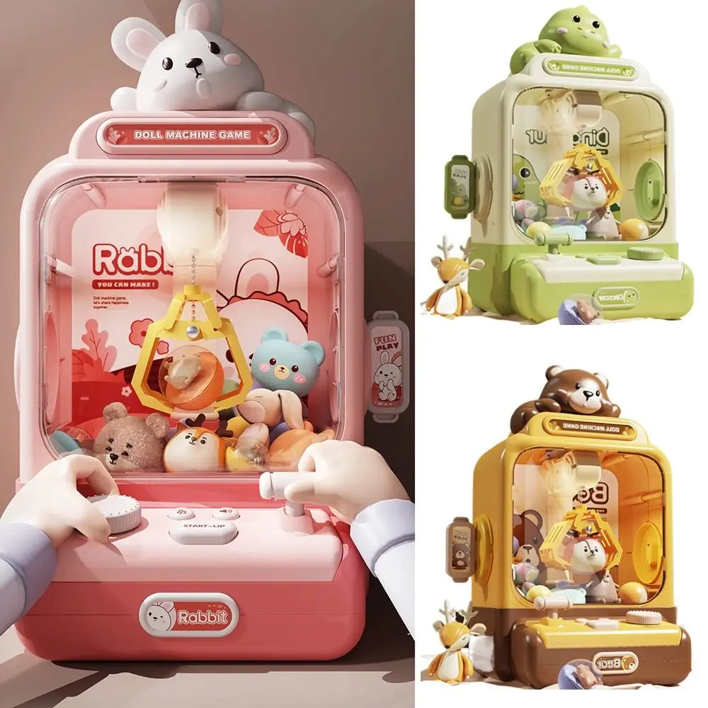 

Cartoon Animals Design Mini Clip Machine Electronic Strong Grip Candy Vending Machine Music Multi-functional DIY Machine for