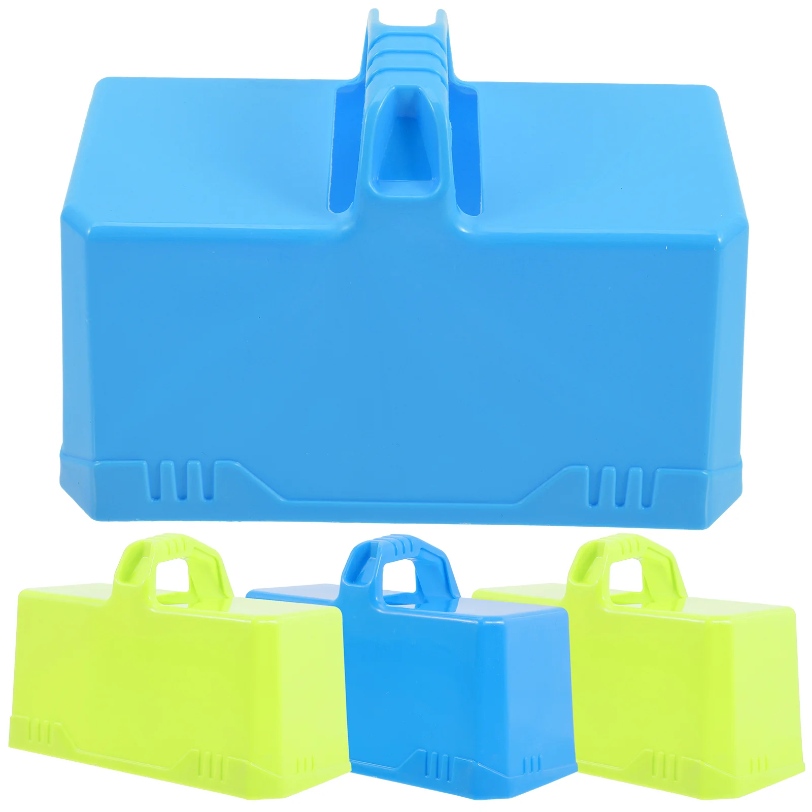 

4 Pcs Snow Brick Mold Multi Shape Snow Blocks Makers Portable ABS Material Outdoor Toys Kids Sand Creative