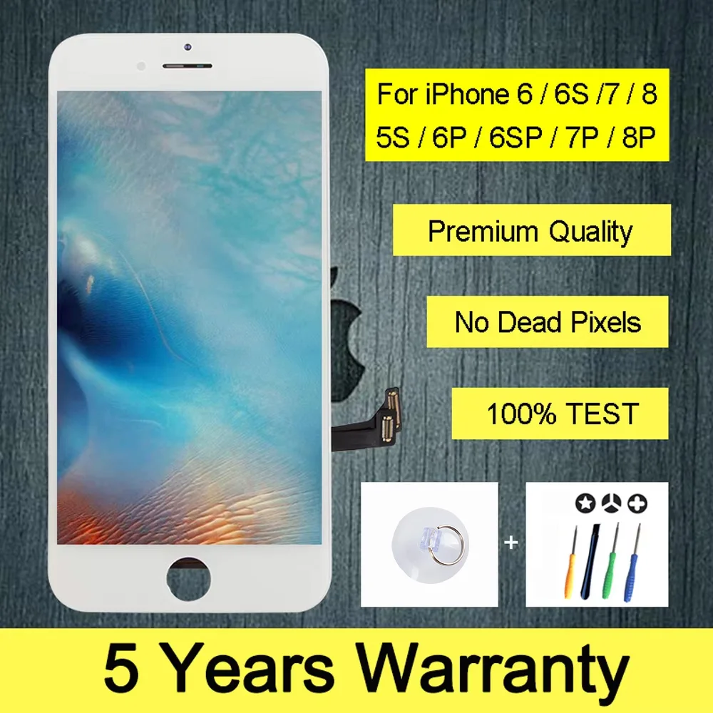 Premium Quality Lcd For iPhone 7 6 6s 7 8 plus Display Touch Screen With 3D touch Display For iPhone 4s 5 5s 5SE Lcd Screen