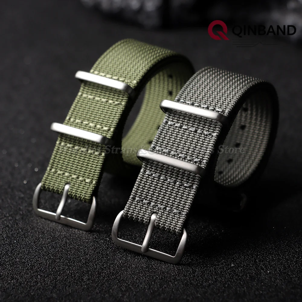 18mm 19mm 20mm 22mm Neues geripptes Nylon-Uhrenarmband für Seiko Uhrenzubehör für Omega Militärarmband Herren Damen Armband – Detail 11