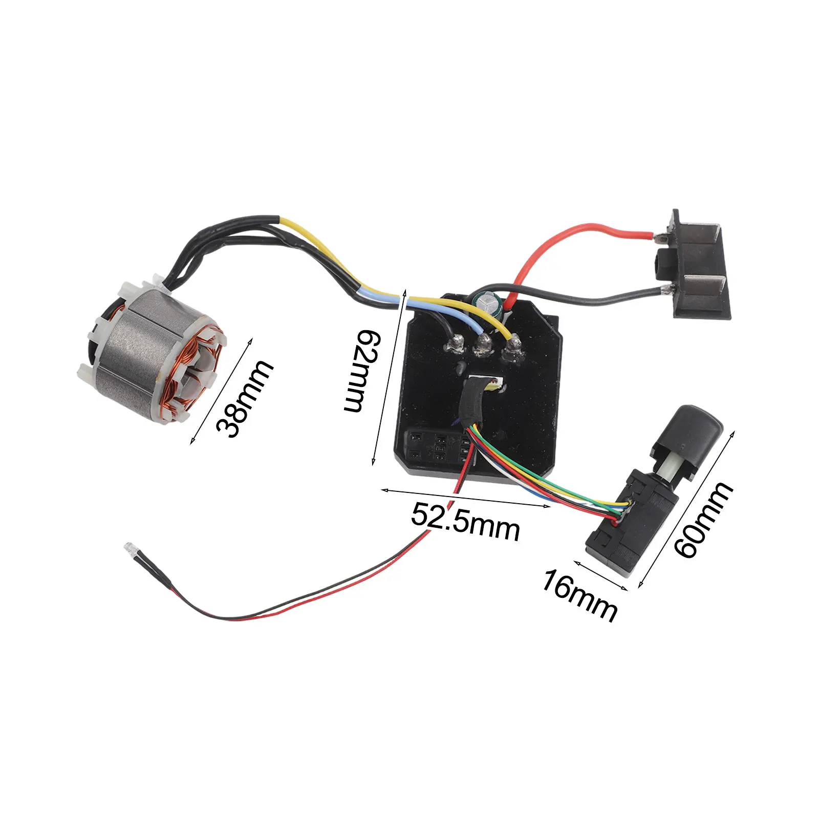 Power Tools Usage Brushless Motor Assembly 3820 Control Board Carving Lightweight Stator Assembly Easy Installation