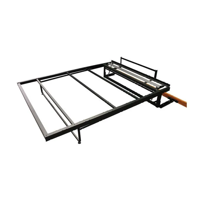 Black Powder Coated Q235 Bed Frame King Queen Size Folding Murphy Bed Spring Mechanism Hardware Kit for Single Apartment