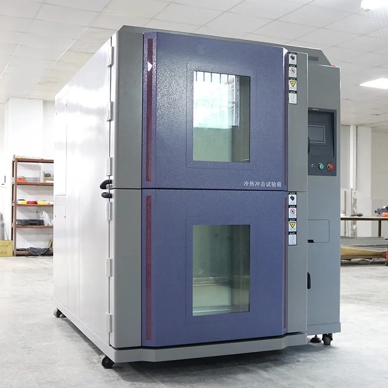Tow Zones Thermal Cycling Chamber High And Low Test Chambers Programmable Temperature Humidity Test Chamber