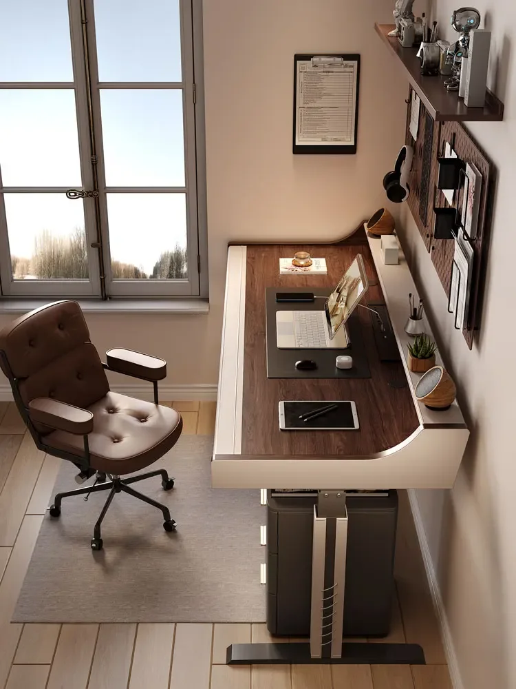 Electric Liftable Computer Smart Italian Minimalist Student Desk Home