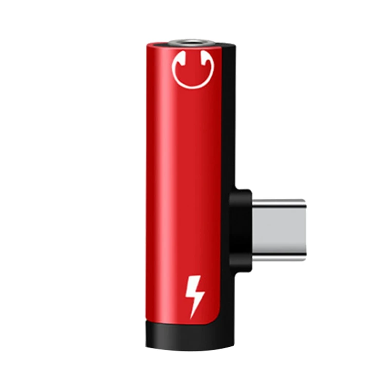 Hot 2 In1อะแดปเตอร์ Type C แยกสำหรับ Huawei ถึง3.5มม. สายชาร์จหูฟังแจ็คสาย AUX