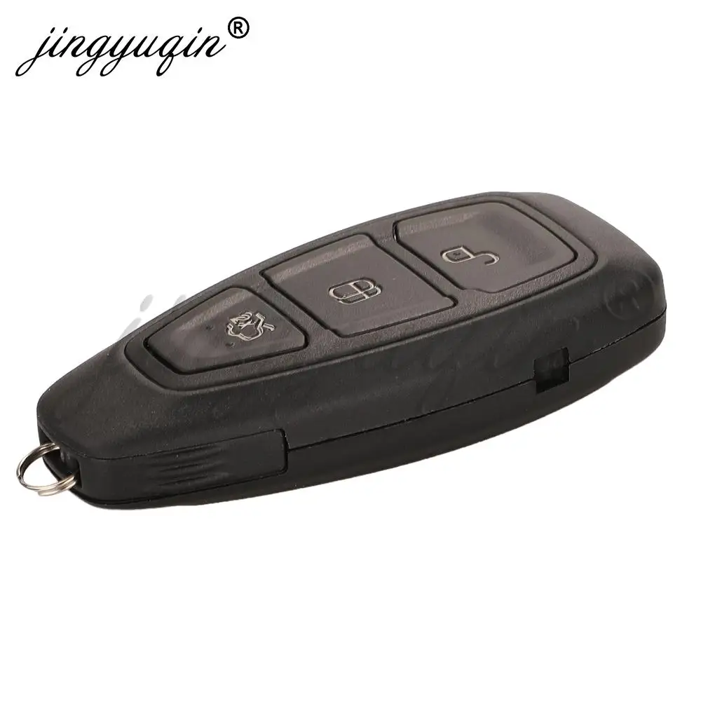 jingyuqin KR 5876268   Inteligentny zdalny kluczyk samochodowy do Ford Kuga Fiesta Focus Grand C-Max 2011+ 433Mhz ID49 Keyless Go F1ET 15K601 AE/AF