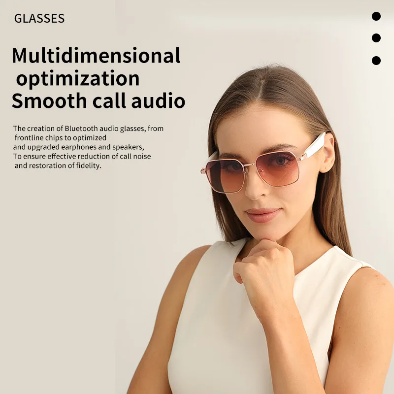 MZ02 Gafas inteligentes con altavoz Llamada Bluetooth Audio inalámbrico Tacto Llamadas manos libres Auriculares de música estéreo Gafas de sol inteligentes