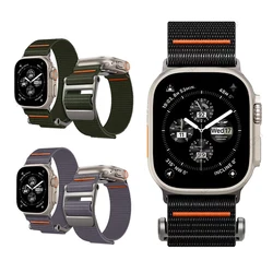 2024 New DuraPro Flex For Apple Watch Strap Series Ultra/Ultra2 9 8/7/6/5/ Nylon Watch Band Compatible with 49mm 45mm 44mm 42mm