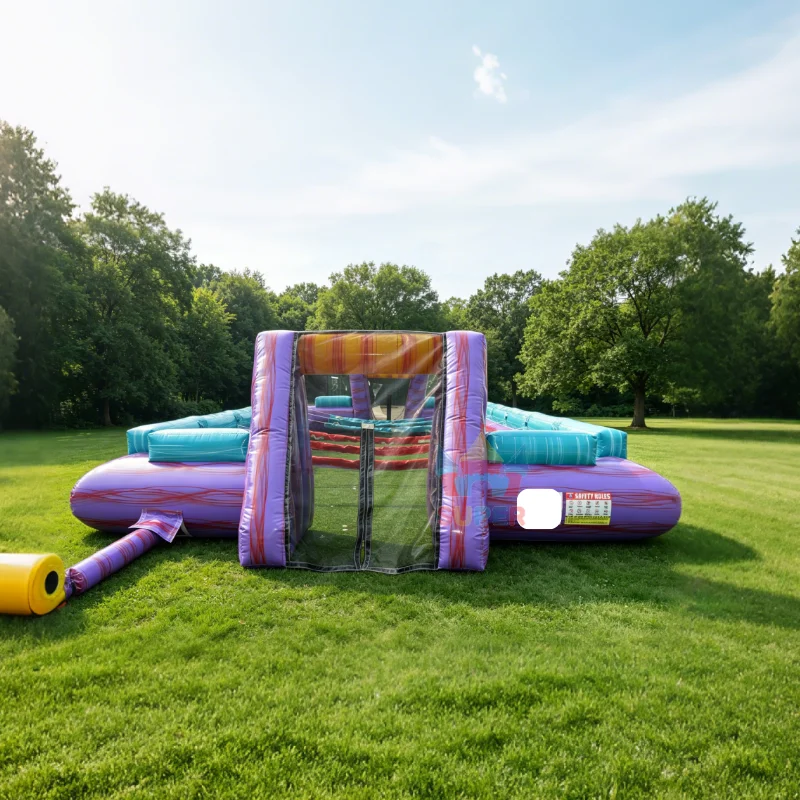 Giant Commercial SUPER PVC Outdoor Inflatable Bubble Soccer Field/Bubble Football Battle Bumper Ball Arena for Kids Party
