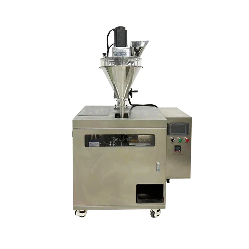 Full-automatic small prefabricated plastic bag  particle bagging machine standing bag weighing packaging machine