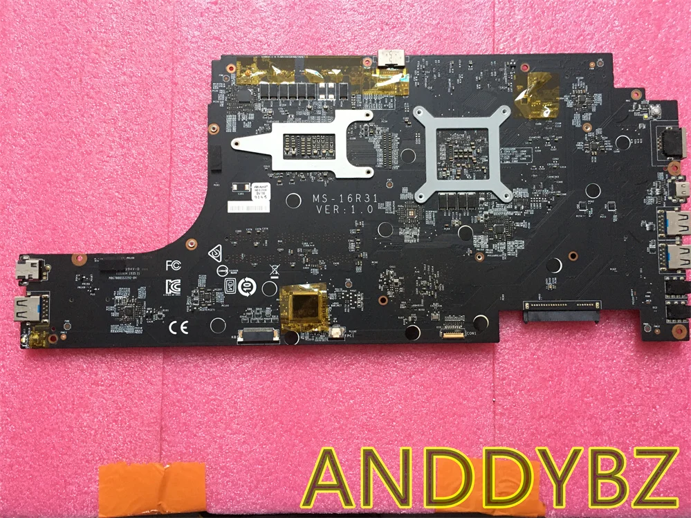 ل MSI GF63 رقيقة MS-16R3/MS-16R31 اللوحة الأم مع I5-9300H وGTX1050TI