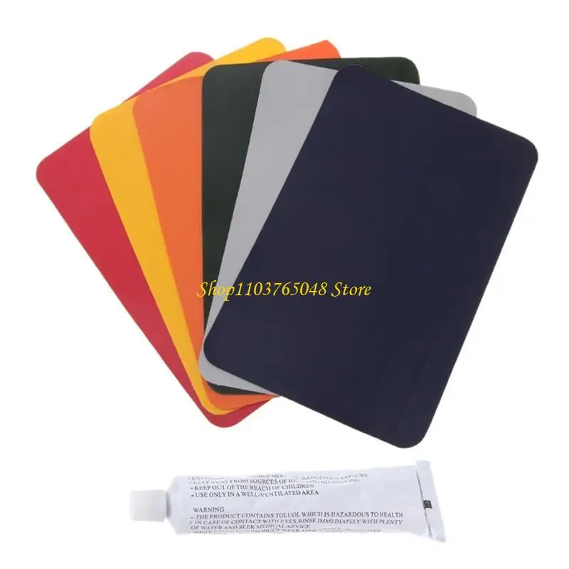 Boat Swimming Pool Repair Kit for Inflatable Kayak Boat Raft Surfboard with Patches and Glue