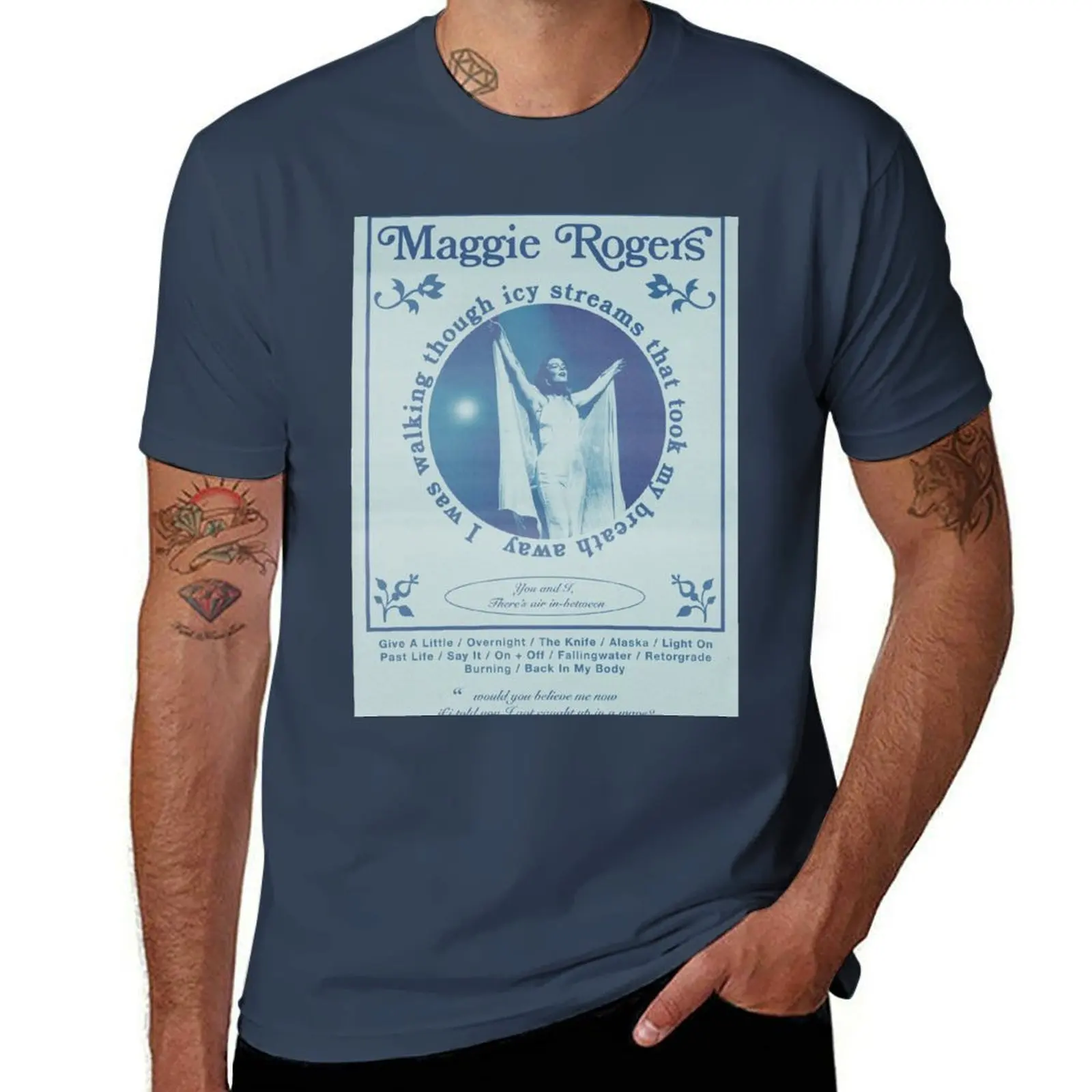

Maggie Rogers Heard It In a Past Life Concert T-Shirt Sporty Casual Quick Dry T-Shirt