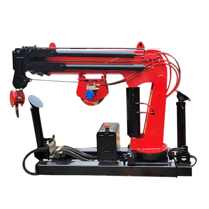 Multipurpose four-wheel drive forklift boom