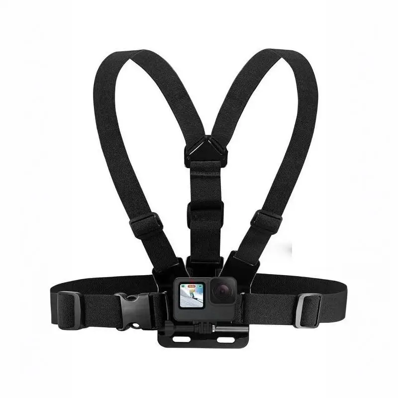 Lightweight Adjustable Chest Harness Holder Drop Resistant for Phone Camera for Motorcycle Off-Road Riding Vlogging