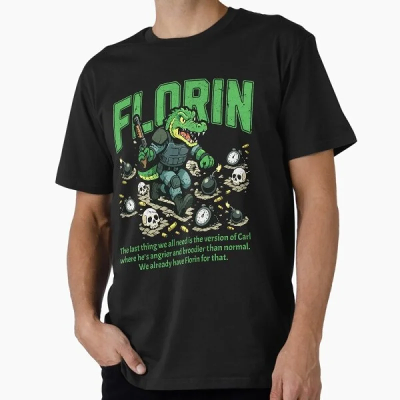 0409 Florin Sic-Fi Dungeon Crawler Carl Anime Gift T-Shirt short sleeve Cartoon Graphic Tee Y2K clothes All size tops S-6XL