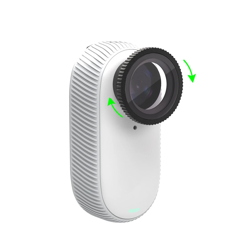 Protectores de cristal de lente para Insta360 GO3S Protector de lente de cámara deportiva