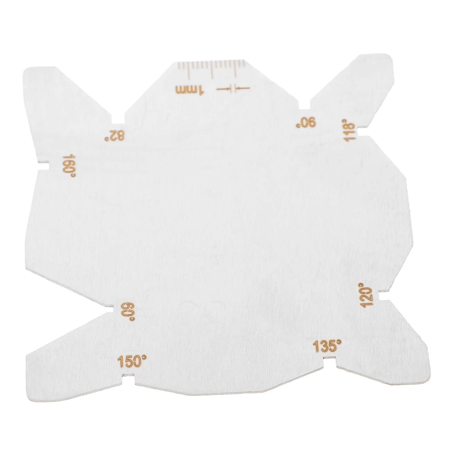 

Front Blade Gauge Protractor Drill Bit Size Portable Stainless Steel Gauges Measuring Tool Thickness Guide