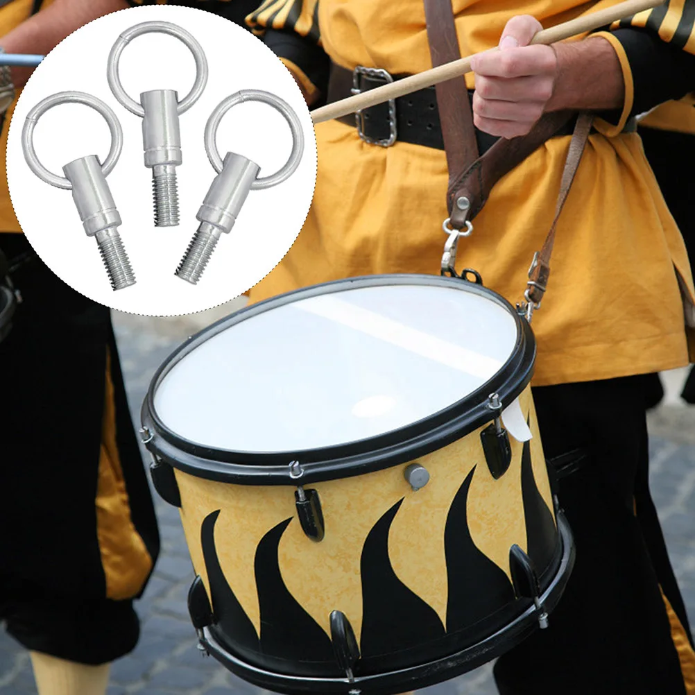 

Strap Screws Drum Parts Metal Snare Belt Buckle Fixing Accessory Durable for Strainer