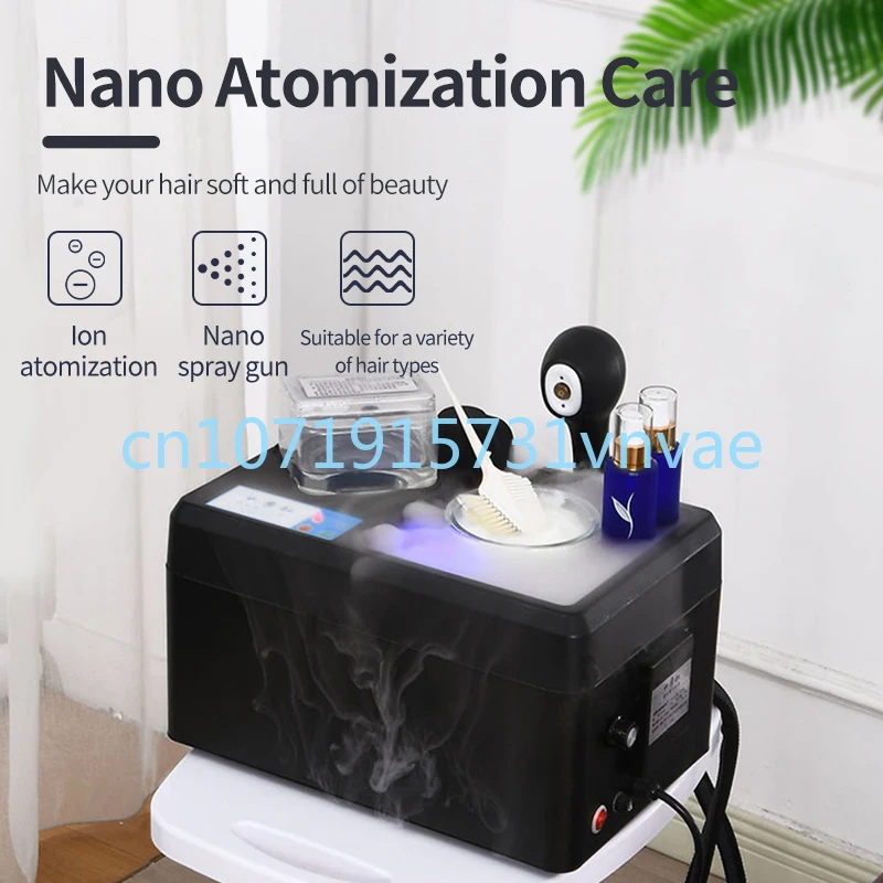 New 2 in 1 Salon Use Soft Cap Portable  Micromist Hair Steamer Machine for Home Use Professional Hair SPA Nano Mist Hair Steamer