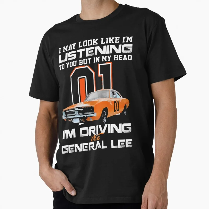 

Im Driving The General Lee 80s vintage movie The Dukes of Hazzard gift T shirt Large size Tops S-6XL 100% cotton printed Clothes