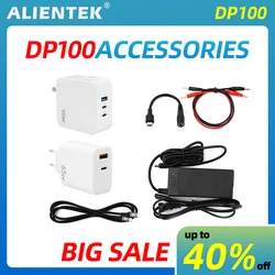 ALIENTEK DP100 DC Power Supply Accessories Alligator Clip Test Cable 32V Power Adapter PD 65W C2C 100W for DP100 Output