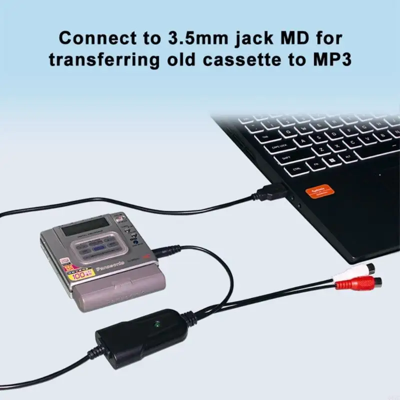 USB Auditory Device for Converting Cassette Tapes to MP3 with 48kHz/16bit Rate
