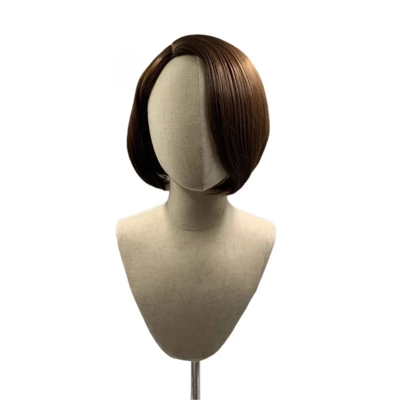 DY20Biohazard 3 جيل عيد الحب الشعر تأثيري أغطية الرأس قصيرة براون مستقيم التصميم شعر مستعار كوميدي 25 #2