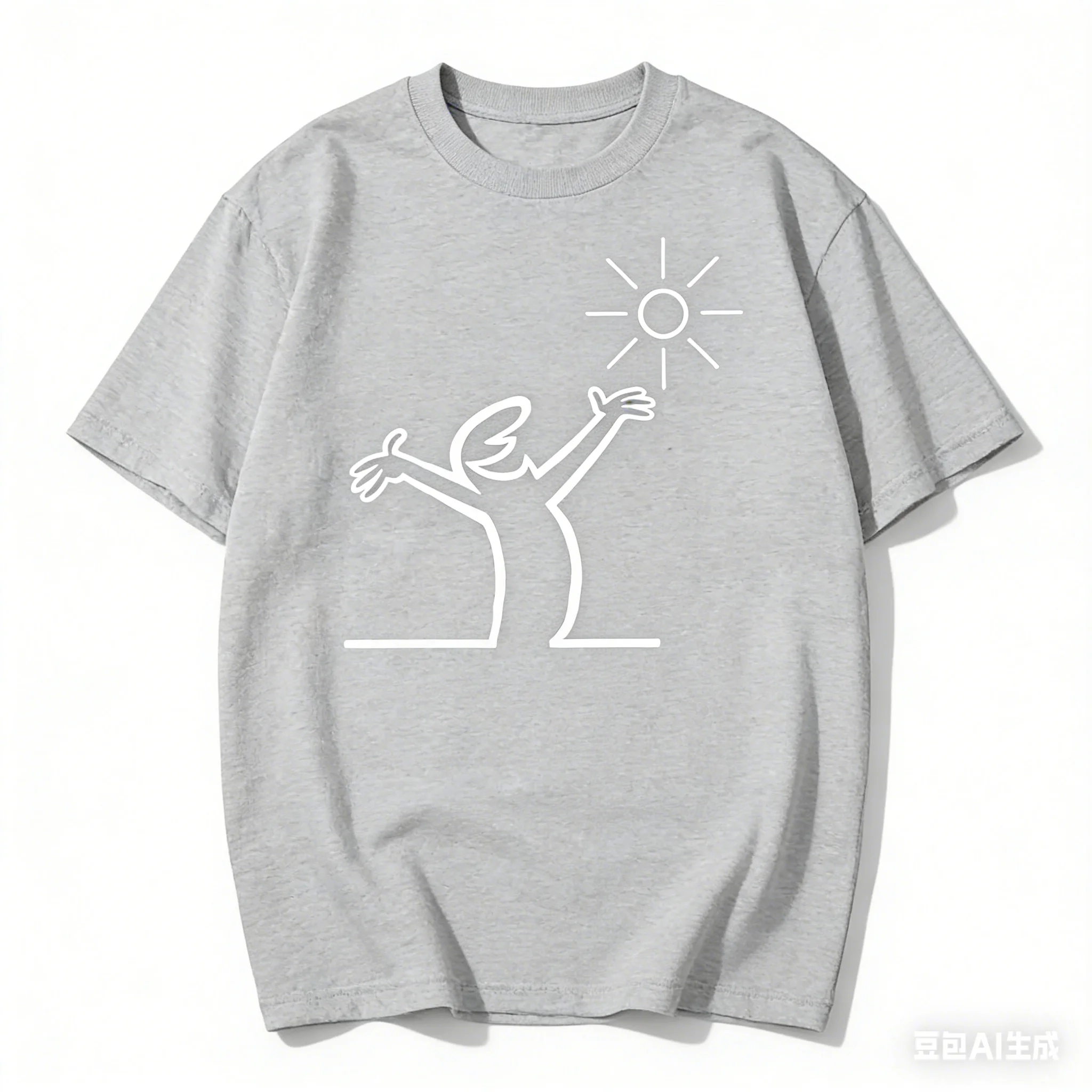 Camisetas divertidas La Linea Summer Sun para hombre, camiseta 100% de algodón con cuello redondo, camisetas de manga corta Badum Linus Lineman, camisetas 4XL, ropa de calle