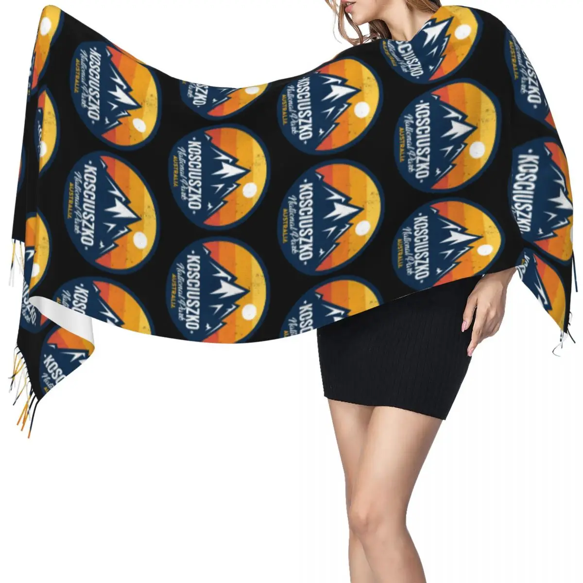 

Гора Косиуко, национальный парк, Новый Южный Уэльс, Австралия, шарфы, мягкие теплые шали и накидки, длинная осенне-зимняя шаль, накидка