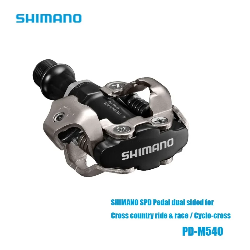 

SHIMANO педаль SPD двухсторонняя для езды по пересеченной местности и гоночных гонок/велосипедная резьба-Крест PD-M540 Classic SPD надежность и производительность