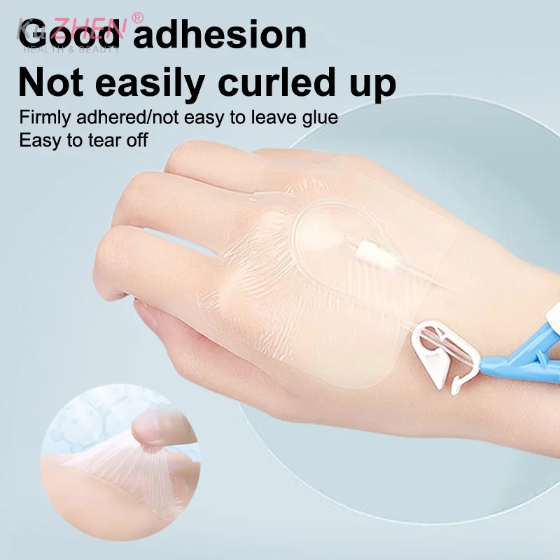 

10Pcs/Pack PU Waterproof Wound Bandage Adhesive Patches Transparent Film Dressing Post Infusion Indwelling Needle Fixing Paste