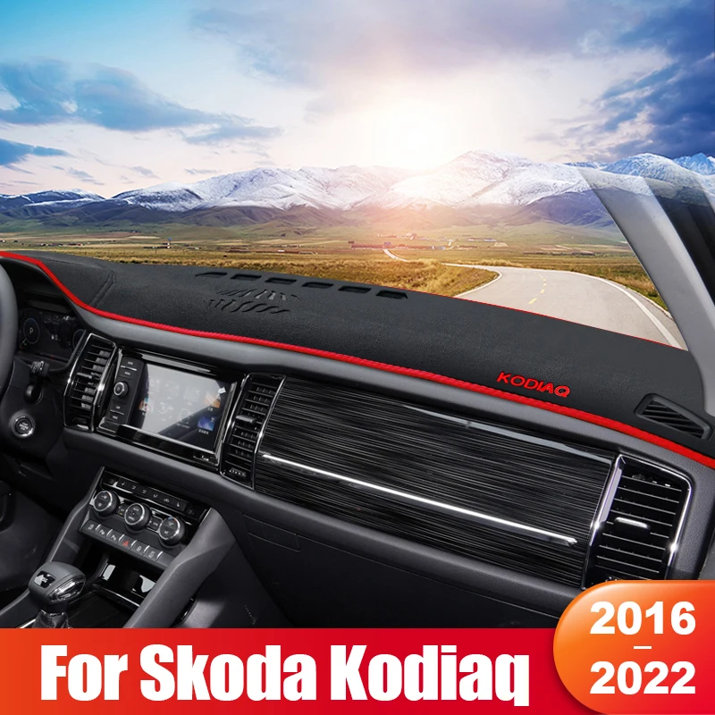 

For Skoda Kodiaq NS7 2016 2017 2018 2019 2020 2021 2022 Car Dashboard Sun Shade Cover Mat Instrument Panel Pad Accessories