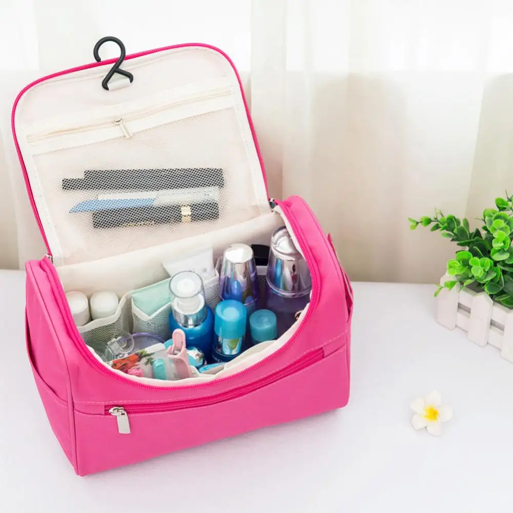 Unisex Große Wasserdichte Hängende Kosmetiktasche - Leichte Reißverschluss-Kosmetikorganizer Wasch- und Toilettenartikel Ideales Geschenk für Reise-Essentials – Detail 10