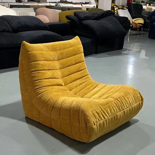 Chaise longue moderne en forme de chenille, douce et confortable, différentes couleurs pour la décoration de la maison, canapé de célébrité d'internet
