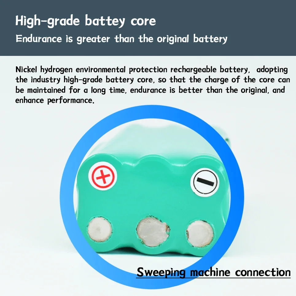 لبطارية Papago S30C، بطارية مكنسة كهربائية ذكية Aspirant Robot VONE T285D 14.4V 3800mAh NI-MH