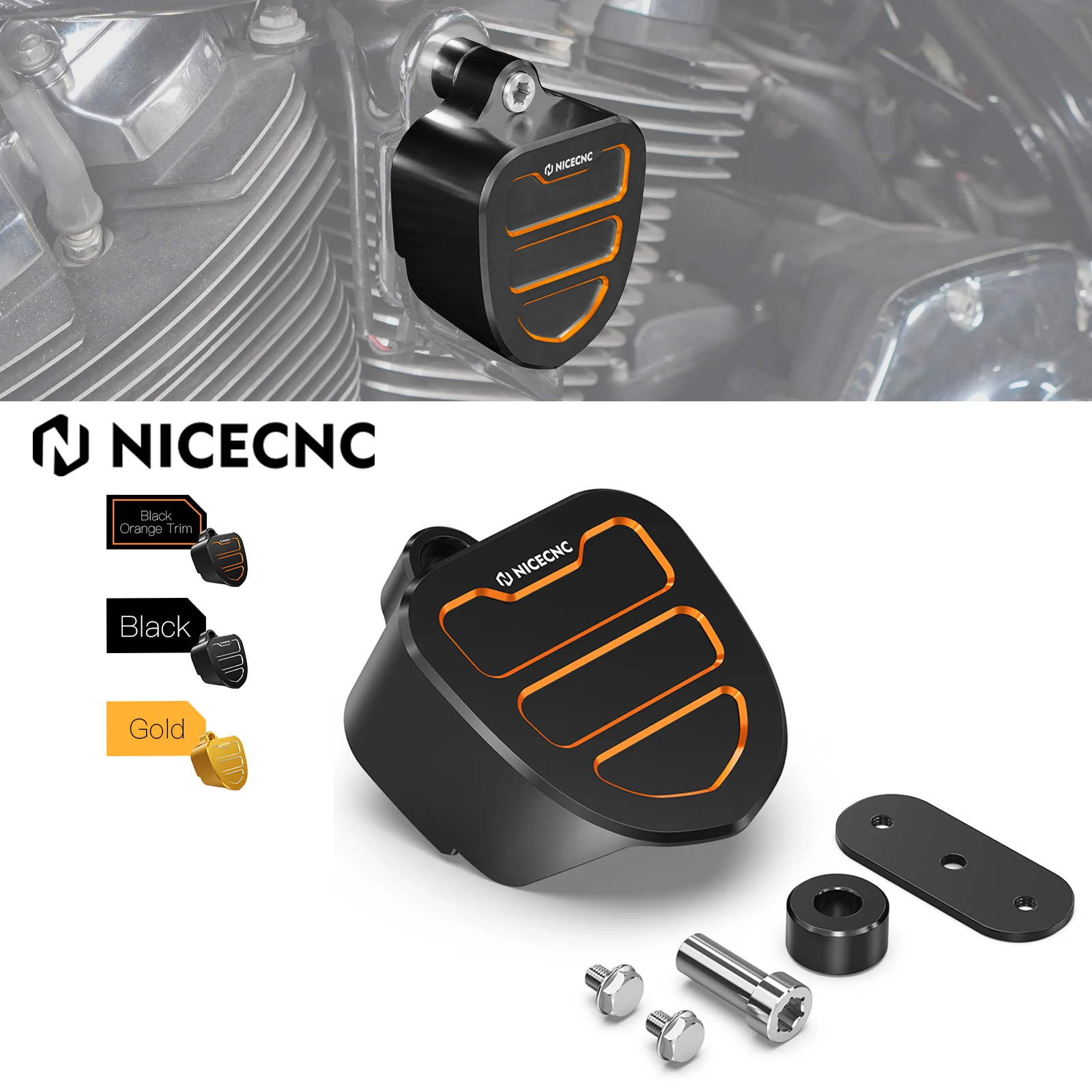 

For Harley Road Glide Street Glide Special Road King NICECNC Horn Decorative Trim Cover Electra Glide Ultra Limited Tri Glide