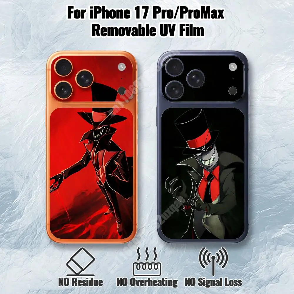 Cartoon Villainous Villanos Removable UV Film for iPhone 17 Pro 17 ProMax Protective Sticker